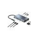 POWERTECH docking station BYL-2311 8 θυρών, USB-C σύνδεση, 100W PD, γκρι POWERTECH docking station BYL-2311 8 θυρών, USB-C σύνδεση, 100W PD, γκρι