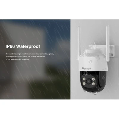 Smart κάμερα εξωτερικού χώρου VSTARCAM C622 με ανάλυση 2MP, WiFi, περιστροφή PTZ, υποστήριξη SD και στεγανότητα IP66 Smart κάμερα εξωτερικού χώρου VSTARCAM C622 με ανάλυση 2MP, WiFi, περιστροφή PTZ, υποστήριξη SD και στεγανότητα IP66