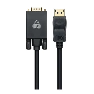 Καλώδιο POWERTECH CAB-DP056 DisplayPort σε VGA 1080p 1.8m μαύρο