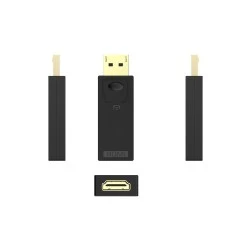 POWERTECH αντάπτορας DisplayPort σε HDMI CAB-DP065, Passive, 4K, μαύρος