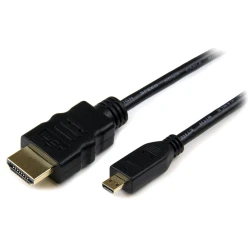 Καλώδιο POWERTECH HDMI σε HDMI Micro CAB-H007, με Ethernet, 1.5m, μαύρο