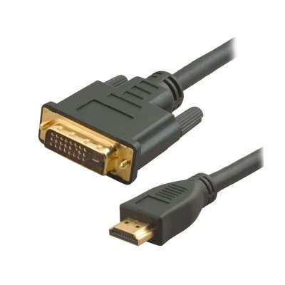 Καλώδιο POWERTECH CAB-H023 HDMI σε DVI 24+1 Dual Link μαύρο μήκους 1.5m
