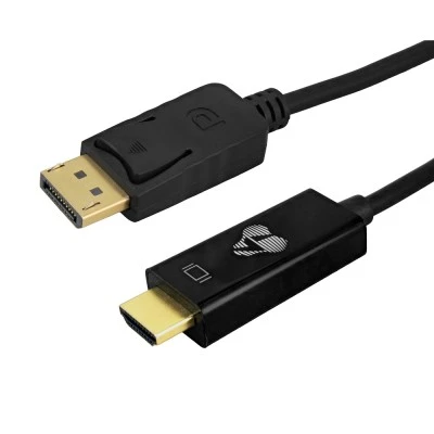 Καλώδιο POWERTECH DisplayPort σε HDMI CAB-H182, 4K/30Hz, 21.6 Gbps, 1m, μαύρο