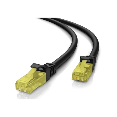 POWERTECH καλώδιο δικτύου CAB-N264, Cat 5e U/UTP, copper, 0.5m, μαύρο