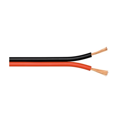 Καλώδιο ήχου POWERTECH 2x 0.50mm² CAB-SP003, CCA, 10m, μαύρο & κόκκινο