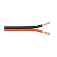 Καλώδιο ήχου POWERTECH 2x 1.50mm² CAB-SP005, CCA, 10m, μαύρο & κόκκινο