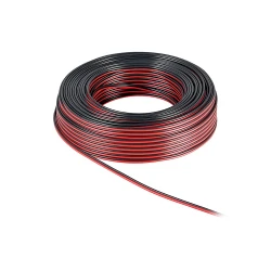 Καλώδιο ήχου POWERTECH 2x 1.50mm² CAB-SP005, CCA, 10m, μαύρο & κόκκινο
