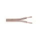 Καλώδιο ήχου 2x 2.50mm² POWERTECH CAB-SP015, CCA, 10m, διάφανο
