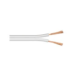 Καλώδιο ήχου POWERTECH 2x 0.75mm² CAB-SP027, Copper, 10m, λευκό