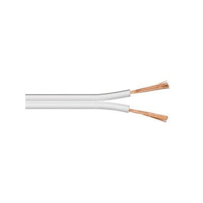 Καλώδιο ήχου POWERTECH 2x 0.75mm² CAB-SP027, Copper, 10m, λευκό