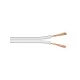 Καλώδιο ήχου POWERTECH 2x 0.75mm² CAB-SP027, Copper, 10m, λευκό