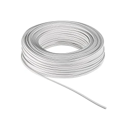 Καλώδιο ήχου POWERTECH 2x 0.75mm² CAB-SP027, Copper, 10m, λευκό