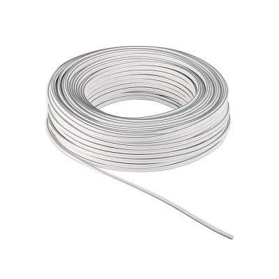 Καλώδιο ήχου POWERTECH 2x 0.75mm² CAB-SP027, Copper, 10m, λευκό