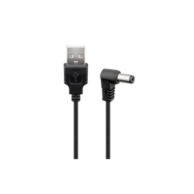 Καλώδιο 1.5m USB 2.0(M) σε DC 5.5x2.5mm (F) POWERTECH CAB-U120 copper
