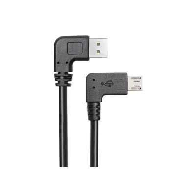 Καλώδιο POWERTECH CAB-U132 USB σε USB Micro-B 90° Dual Easy USB 0.5m
