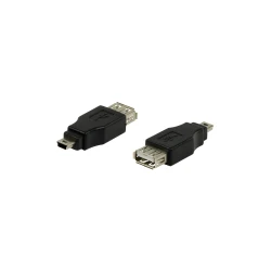 Αντάπτορας POWERTECH CAB-U141 USB 2.0 θηλυκό σε USB Mini αρσενικό