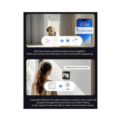 Smart κάμερα SONOFF CAM-S2 με ανάλυση 2MP, WiFi και υποστήριξη SD