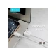 Καλώδιο Lightning CELEBRAT σε USB αρσενικό CB-24L 2.4A με μήκος 1.2m σε λευκό χρώμα