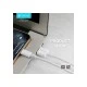 Καλώδιο Micro USB σε USB CELEBRAT CB-24M 2.1A με μήκος καλωδίου 1.2m σε λευκό χρώμα 