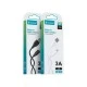 CELEBRAT καλώδιο Lightning σε USB CB-31, 3A, 480Mbps, 1m, μαύρο