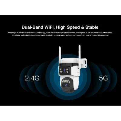 Smart ηλιακή κάμερα VSTARCAM CB621DR με dual lens, ανάλυση 3MP, WiFi, περιστροφή PTZ, υποστήριξη SD και στεγανότητα IP66 Smart ηλιακή κάμερα VSTARCAM CB621DR με dual lens, ανάλυση 3MP, WiFi, περιστροφή PTZ, υποστήριξη SD και στεγανότητα IP66