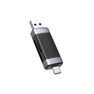 ORICO card reader CD2D-AC3 για SD & Micro SD, USB-C & USB 3.0, μαύρο