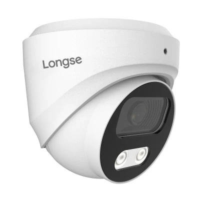 IP κάμερα ασφαλείας LONGSE CMSB-2FCV2RC-28PMTF με μικρόφωνο, ανάλυση 2MP, φακό 2.8mm, PoE και στεγανότητα IP67