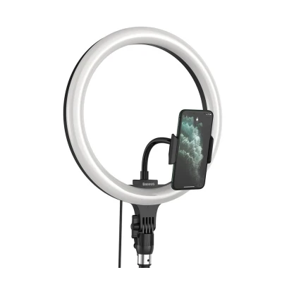 Φωτιστικό δαχτυλίδι LED CRZB12-B01 12" χωρίς τρίποδα με 3 χρώματα φωτισμού strong, warm, mix και ενσωματωμένο χειριστήριο