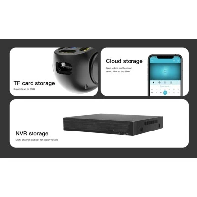 Smart κάμερα εξωτερικού χώρου VSTARCAM CS611Q-X5 με ανάλυση 4MP, WiFi, περιστροφή PTZ, zoom 5x, υποστήριξη SD και στεγανότητα IP66