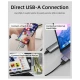 CABLETIME card reader CT-ACCD3-AG για SD & micro SD, USB 3.0, 5Gbps, γκρι