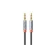 Καλώδιο ήχου 3.5mm CABLETIME CT-AM35M, gold plated, 0.5m, μαύρο Καλώδιο ήχου 3.5mm CABLETIME CT-AM35M, gold plated, 0.5m, μαύρο