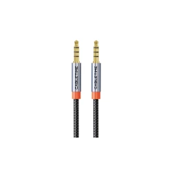 Καλώδιο ήχου 3.5mm CABLETIME CT-AM35M, gold plated, 1.5m, μαύρο