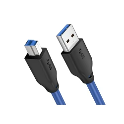 CABLETIME καλώδιο USB σε USB Type B CT-C160-U3-AMBM, 5Gbps, 1m, μπλε