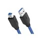 CABLETIME καλώδιο USB σε USB Type B CT-C160-U3-AMBM, 5Gbps, 2m, μπλε CABLETIME καλώδιο USB σε USB Type B CT-C160-U3-AMBM, 5Gbps, 2m, μπλε