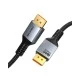 Καλώδιο CABLETIME DisplayPort 2.1 CT-DP16K, VESA Certified, 16K/60Hz, 80 Gbps, 2m, μαύρο