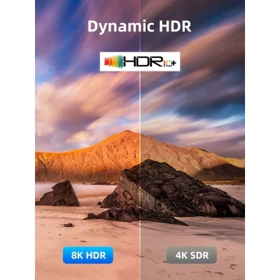 Καλώδιο CABLETIME HDMI 2.1 CT-HM8K με Ethernet, 8K/60Hz, 48 Gbps, 3m, μαύρο