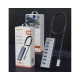CABLETIME USB hub CT-HUBU7-AG, 7x θυρών, 5Gbps, USB σύνδεση, 1m, γκρι