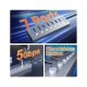 CABLETIME USB hub CT-HUBU7-AG, 7x θυρών, 5Gbps, USB σύνδεση, 1m, γκρι