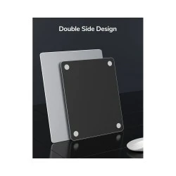 CABLETIME μεταλλικό mouse pad CT-MP24-AS, 246x202x2mm, ασημί & μαύρο