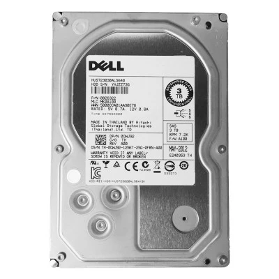DELL used σκληρός δίσκος SAS HDD CWJ92, 3TB, 7.2K, 3.5", 6G, με tray