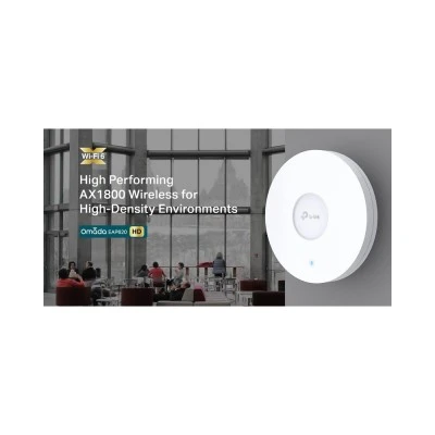 TP-LINK access point EAP620 HD, AX1800, WiFi 6, ceiling mount, Ver. 2.0 TP-LINK access point EAP620 HD, AX1800, WiFi 6, ceiling mount, Ver. 2.0