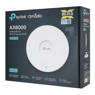 TP-LINK access point EAP683 UR, οροφής, WiFi 6, 6000Mbps AX6000, Mesh, V1.0 TP-LINK access point EAP683 UR, οροφής, WiFi 6, 6000Mbps AX6000, Mesh, V1.0