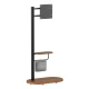 BRATECK βάση τηλεόρασης δαπέδου FS54-22T-02W, 17-43", έως 15kg, με ράφι & ροδάκια, μαύρη BRATECK βάση τηλεόρασης δαπέδου FS54-22T-02W, 17-43", έως 15kg, με ράφι & ροδάκια, μαύρη
