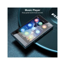 MP3 player RUIZU H10 με οθόνη αφής 3.8", 16GB, Bluetooth, μαύρο