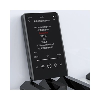 MP3 player RUIZU Η9 με οθόνη αφής 3.8", 16GB, BT, 1000mAh, μαύρο