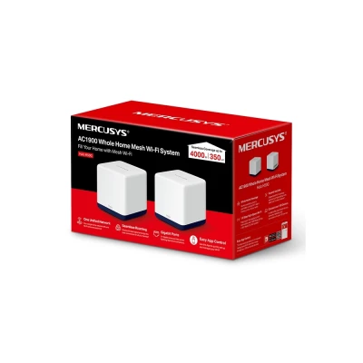 MERCUSYS Mesh Wi-Fi System Halo H50G, 1.9Gbps Dual Band, 2τμχ, Ver. 1.0