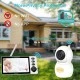 Ενδοεπικοινωνία μωρού HELLOBABY HB6084L με κάμερα, οθόνη 5.5", ανάλυση 720p και περιστροφή PTZ