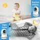 Ενδοεπικοινωνία μωρού HELLOBABY HB6364 με κάμερα, οθόνη 6", ανάλυση 720p και περιστροφή PTZ