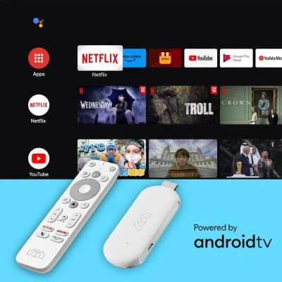 HOMATICS TV Stick HD, 1080p, 1/32GB, WiFi, Google/Netflix πιστοποίηση, Android 11