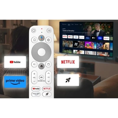 HOMATICS TV Stick HD, 1080p, 1/32GB, WiFi, Google/Netflix πιστοποίηση, Android 11